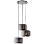 Brilliant Tyas Pendant Metal Black Gold | 520mm - Suitable for 3x E27