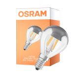 Osram Classic LED E14 Ball Filament Clear 4W 350lm - 827 Extra Warm White | Replaces 31W
