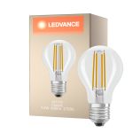 Ledvance Classic LED E27 Pear Filament Clear 7.2W 806lm - 927 Extra Warm White | Best Colour Rendering - Dimmable - Replaces 60W