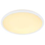 Nordlux LED Bulkhead Oja 60 White 38W 3000lm - 827 Extra Warm White | 3-Step Dimmable - IP20