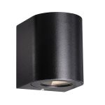 Nordlux Canto 2 Wall Light Aluminium Black Up & Down 10.6W 500lm - 830 Warm White