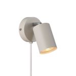 Nordlux Explore Wall Light Metal Beige | Suitable for GU10