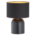 Emibig Table Lamp Aspen Steel Black | Suitable for 1x E27 - Max 15W