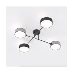 Emibig Ceiling Light Maga Steel Black | Suitable for 4x E14 - Max 10W