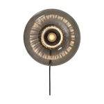 It's about RoMi Wall Light Brussels Glass Black | Suitable for 1x E27 