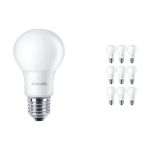 Multipack 10x Philips Corepro LED Bulb E27 Pear Frosted 8W 806lm - 840 Cool White | Replaces 60W