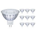 Multipack 10x Philips Corepro LED Spot GU5.3 MR16 4.4W 390lm 36D - 840 Cool White | Replaces 35W