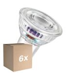 Multipack 6x Osram LED Spot GU10 PAR16 4.7W 850lm 100D - 827 Extra Warm White
