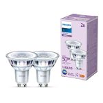 Multipack 2x Philips LED Spot GU10 PAR16 5W 390lm 36D - 840 Cool White