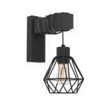 Eglo Wall Light Townshend 5 Wood Black | Suitable for E27