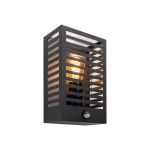 Eglo Wall Light Alamonte 3 Outdoor Steel Black | Suitable for E27