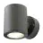 SLV Sitra Wall Light Aluminium Grey Up & Down | Outdoor Lighting - IP44 - Suitable for 2x GX53