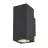 SLV Enola Up/Down Wall Light Aluminium Grey Square 20W 1900lm - 940 Cool White | Outdoor - IP65 - Best Colour Rendering