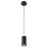 SLV Asto Aluminium Black | Suitable for 1x GU10