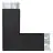 Ledvance Linear IndiviLED Corner Connector Black