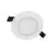 Ledvance Downlight Slim Alu White 8W 800lm 90D - 830 Warm White | Cutout 100mm - IP44 