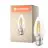 Ledvance Classic LED B22 Candle Filament Clear 3.4W 470lm - 827 Extra Warm White | Replaces 40W