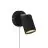 Nordlux Explore Wall Light Metal and Ceramic Black | Suitable for GU10