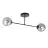 Emibig Ceiling Light Roma Steel Black | Suitable for 2x E14 - Max 10W