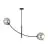 Emibig Ceiling Light Hunter Steel Black | Suitable for 2x E14 - Max 10W