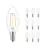 Multipack 10x Philips Corepro LED Candle E14 Filament Clear 2W 250lm - 827 Extra Warm White | Replaces 25W