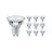 Multipack 10x Philips MASTER Value LED Spot GU10 PAR16 3.7W 270lm 36D - 922-927 Dim To Warm | Best Colour Rendering - Dimmable - Replaces 35W