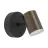 Eglo Wall Light Consuma 1 Steel Bronze Black | IP44 - Suitable for 1x GU10