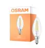 Osram Classic LED E14 Candle Filament Clear 4W 470lm - 827 Extra Warm White | 3 Step Dim - Replaces 40W