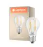 Ledvance Classic LED E27 Pear Filament Clear 7.5W 1055lm - 827 Extra Warm White | Replaces 75W