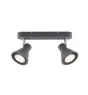 Nordlux Eik 2 Spot Metal Grey | Suitable for 2x GU10