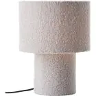 Brilliant Table Lamp Teddy Metal Textile Grey | 230mm - Suitable for 1x E27