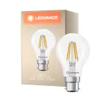 Ledvance Classic LED B22 Pear Filament Clear 3.4W 470lm - 827 Extra Warm White | Replaces 40W
