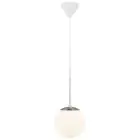 Nordlux Café Pendant Glass White | Suitable for E27