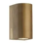 Nordlux Canto Wall Light Brass Gold Up & Down | Suitable for 2x GU10