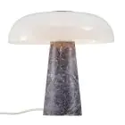 DFTP by Nordlux Table Lamp Glossy Marble and Glass Grey | 320mm - Suitable for 1x E27