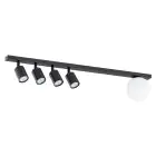 Emibig Ceiling Light Baster Steel Black | Suitable for 4x GU10 - Max 8W, 1x E14 - Max 10W
