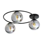 Emibig Ceiling Light Sopra Steel Black | Suitable for 3x E14 - Max 10W