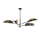 Emibig Ceiling Light Vene Steel Black | Suitable for 4x E14 - Max 10W