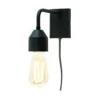 It's about RoMi Wall Light Madrid Iron Black S | Suitable for 1x E27 