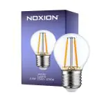 Noxion Lucent LED E27 Ball Filament Clear 2.5W 250lm - 827 Extra Warm White | Dimmable - Replaces 25W