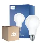 Multipack 4x Philips Classic LED Bulb E27 Pear Frosted 13W 2000lm - 827 Extra Warm White | Replaces 120W