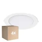 Multipack 4x Noxion LED Downlight Slim V2.0 20W 2000lm 120D - 830 Warm White | 225mm - Cutout 200mm - IP44 