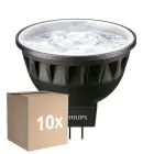 Multipack 10x Philips Master LED Spot GU5.3 MR16 6.7W 460lm 24D - 940 Cool White | Best Colour Rendering - Dimmable - Replaces 35W