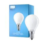 Philips Corepro LED Lustre E14 Ball Frosted 6.5W 806lm - 840 Cool White | Replaces 60W