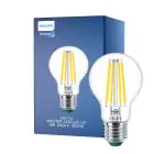 Philips MASTER LED Bulb Ultra Efficient E27 Pear Clear 4W 840lm - 840 Cool White | Replaces 60W