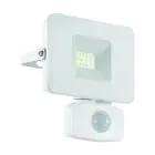 Eglo Wall Light Faedo 3 Aluminium White 10W 1000lm - 850 Cool White | IP44 - Motion Sensor