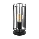 Eglo Table Lamp Roccamena Steel Black | Suitable for 1x E27