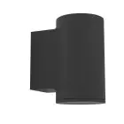 Eglo Wall Light Izzalini Outdoor Steel Black 2.8W 250lm - 830 Warm White | Suitable for GU10