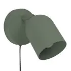 Eglo Wall Light Tilston Steel Green | Suitable for E14